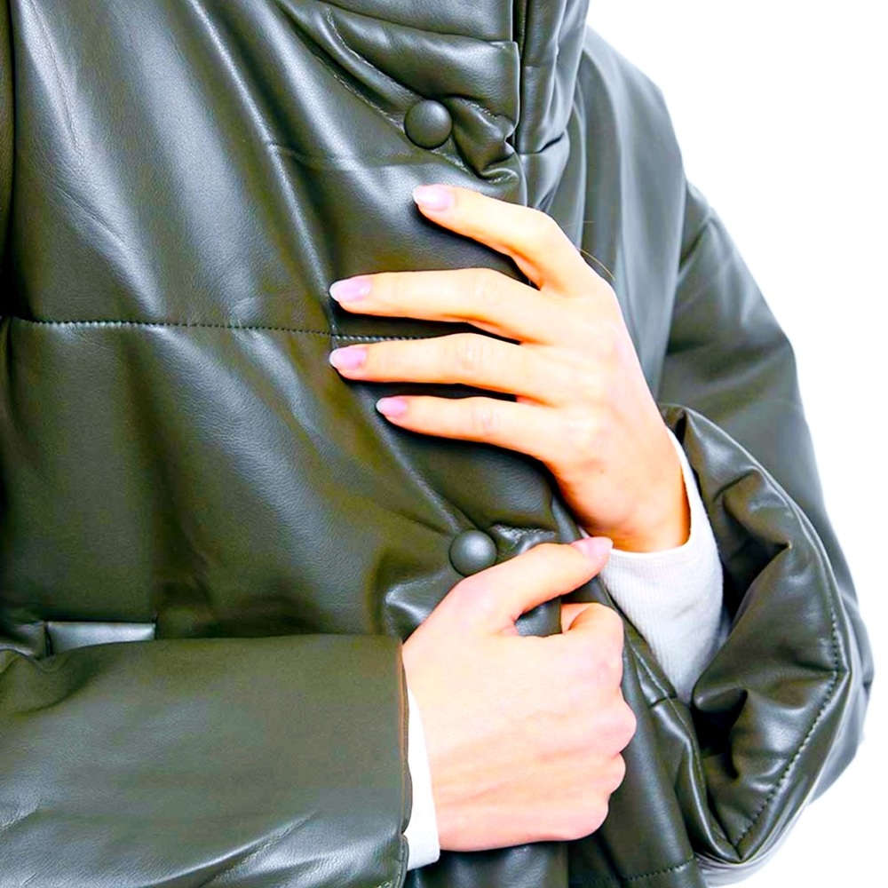 High-Neck Puffer Jacket - Picture 3 of 8